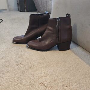 Aldo Brown Heeled Boots